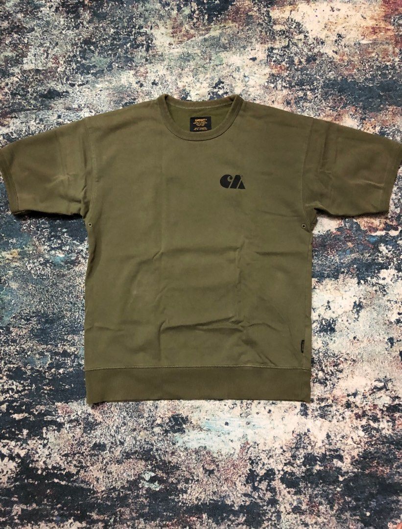 Carhartt wip military oversized olive army green t shirt tee