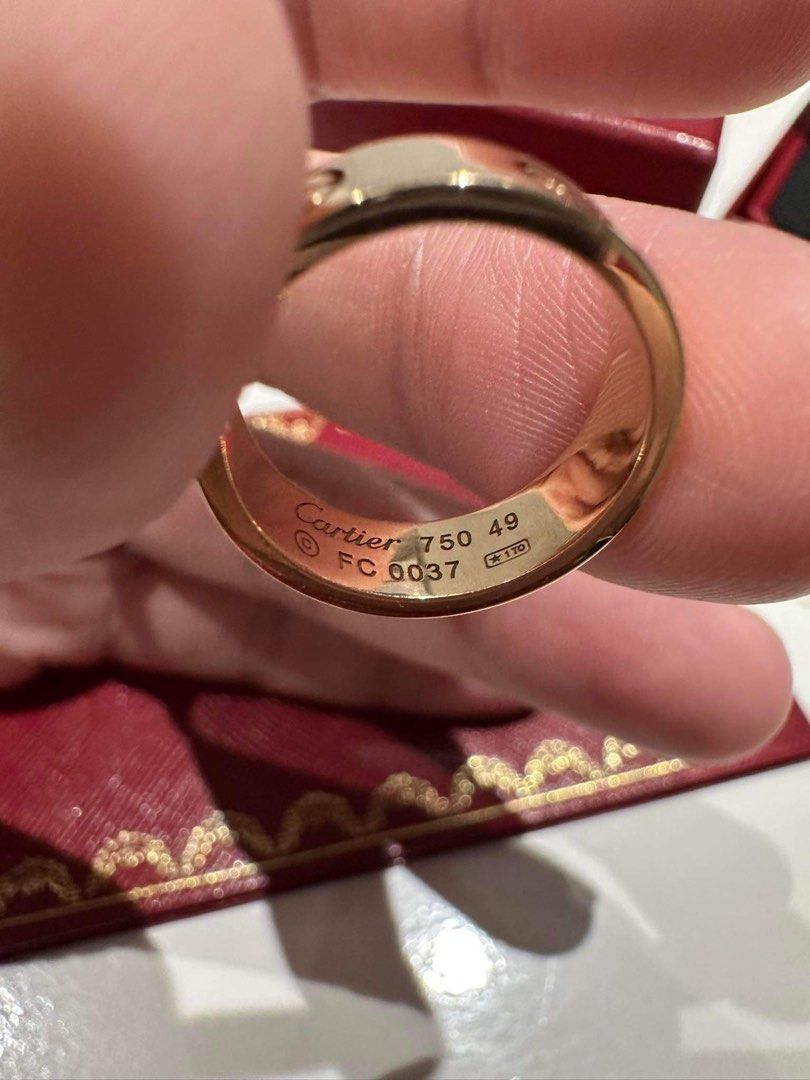 CARTIER Love Ring Luxury Accessories on Carousell