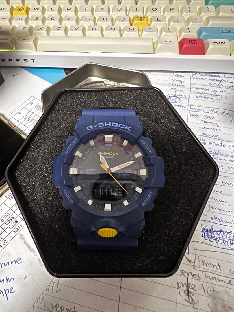 CASIO G Shock Analog Digital Blue GA 800SC 2A Men s Fashion