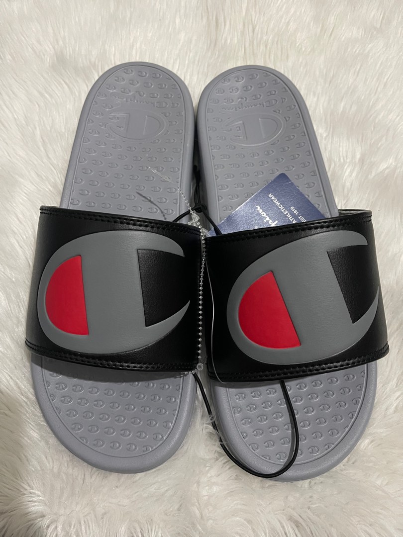 Champion on sale slides grey