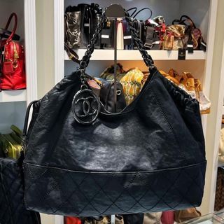Chanel black hobo bag, Luxury, Bags & Wallets on Carousell
