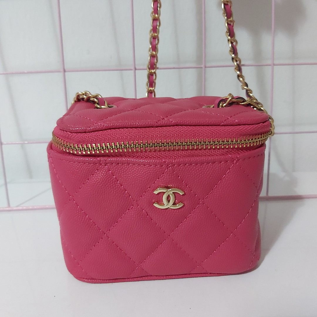 Chanel Vanity Make up bag, Women's Fashion, Bags & Wallets, Cross