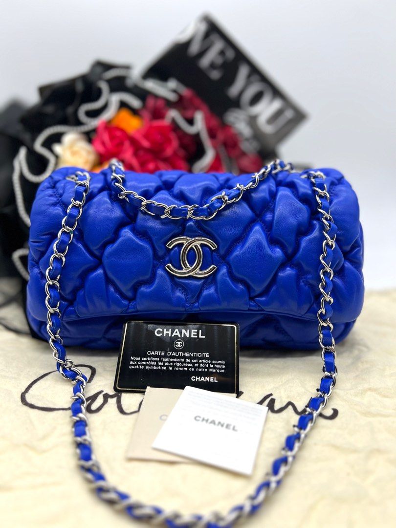 Chanel Special Edition Puffy Blue Flap Sling Bag