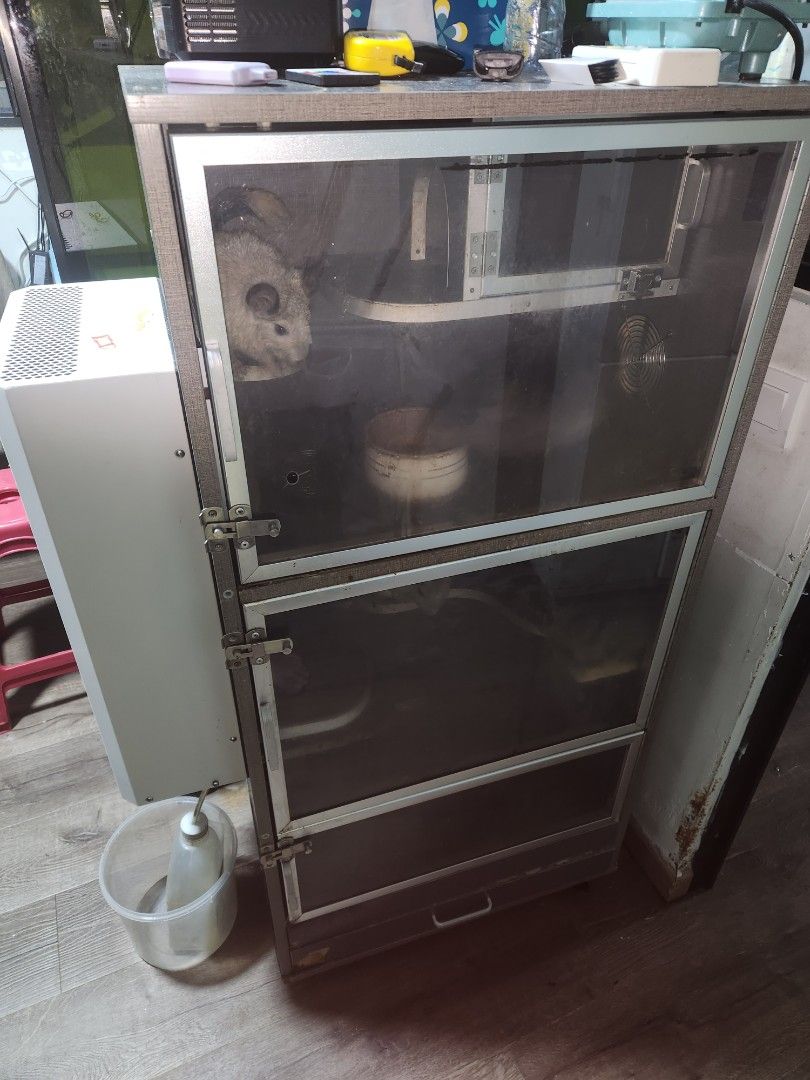 Chinchilla cage with aircon, Pet Supplies, Homes & Other Pet