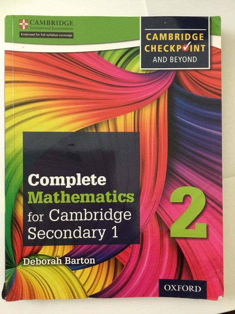 Complete Mathematics year 8 Cambridge Lower Secondary 1 Book 2, Hobbies & Toys, Books