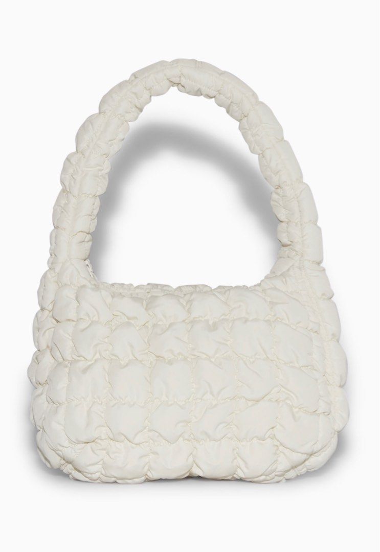 COS mini quilted bag white, Women's Fashion, Bags & Wallets, Shoulder ...