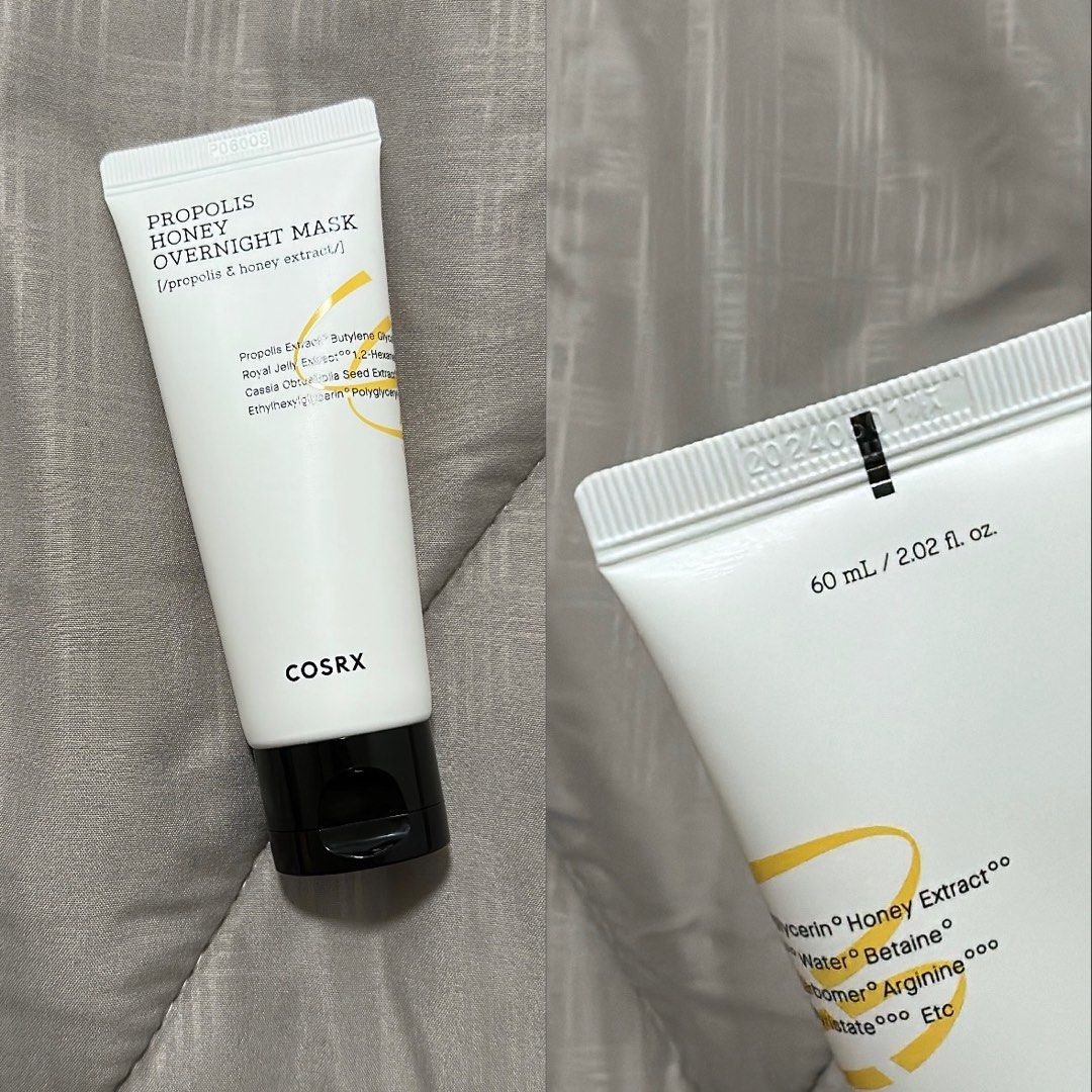 Cosrx Propolis Honey Overnight Mask 60ML, Beauty & Personal Care, Face