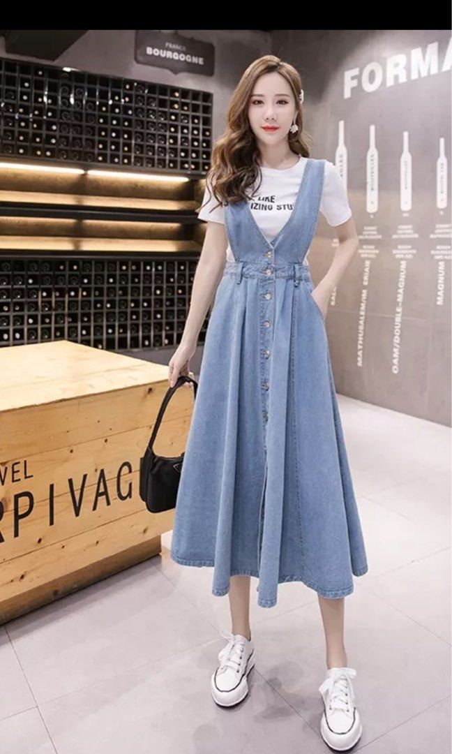 Denim store bling dress
