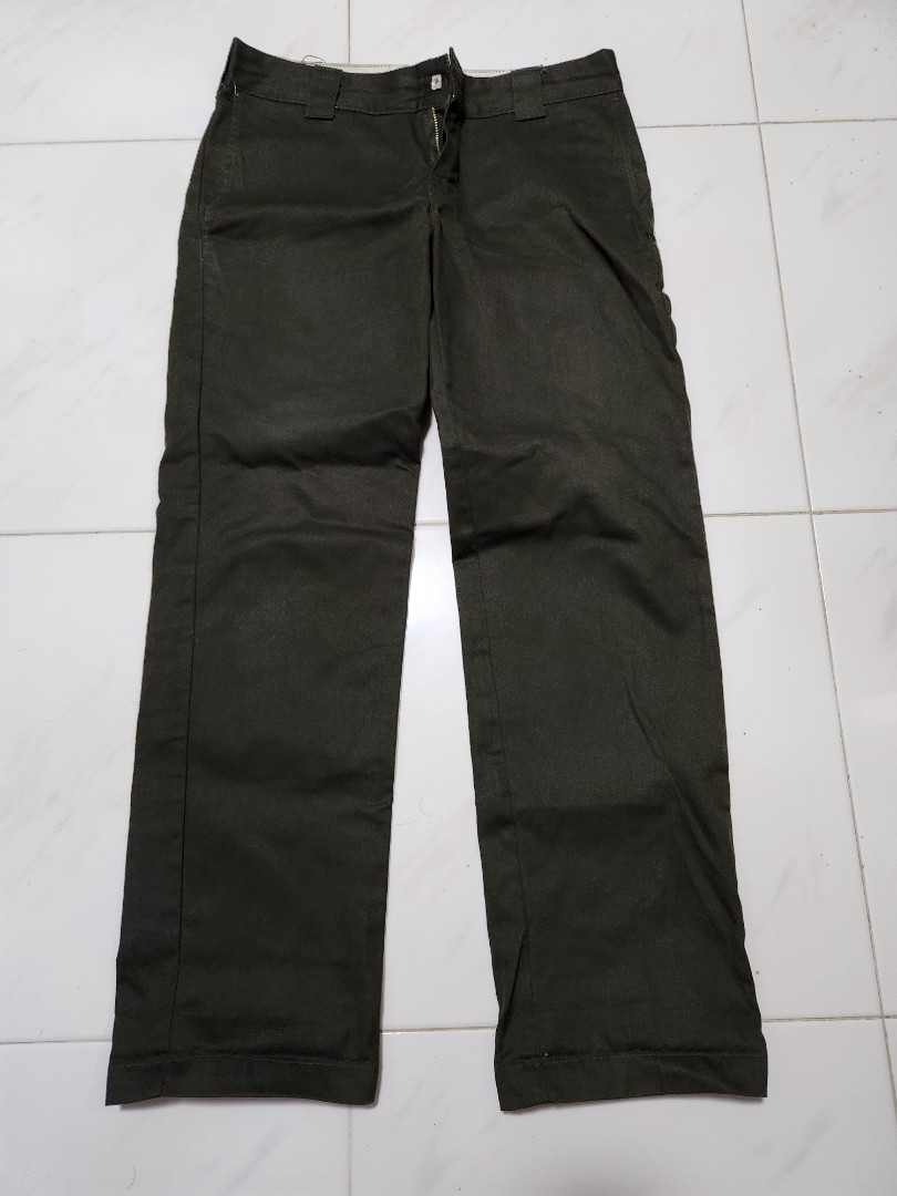 DICKIES 873 OLIVE 30 X 32, Men's Fashion, Bottoms, Trousers on Carousell