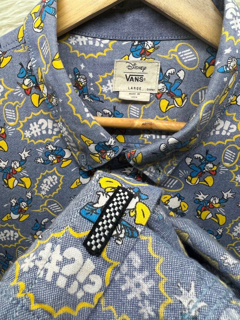 Disney vans donald duck shirt clearance