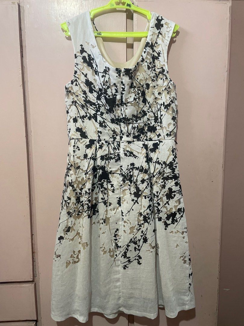 DONNA RICCO white printed dress Women s Fashion Dresses Sets