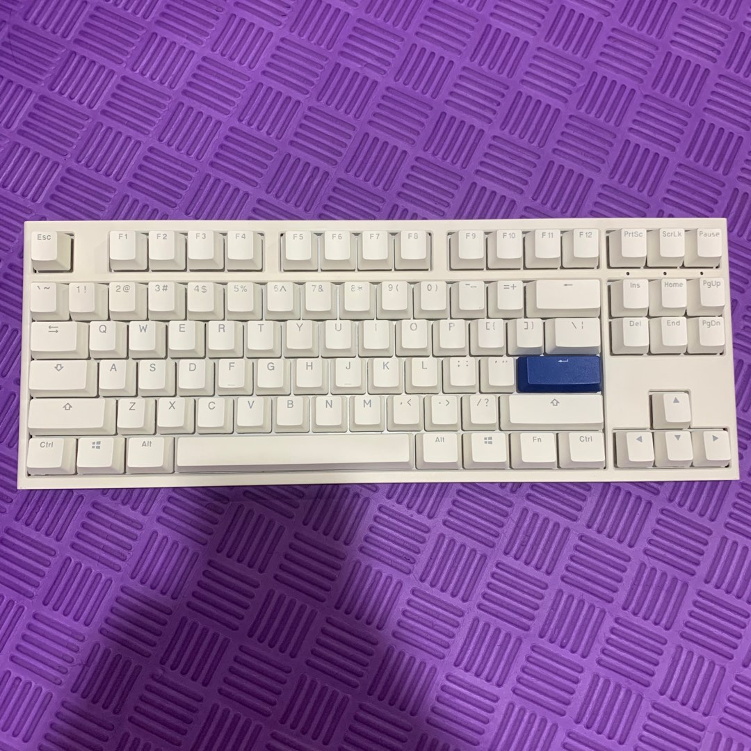 Ducky one 2 tkl mechanical keyboard speed silver switches on carousell