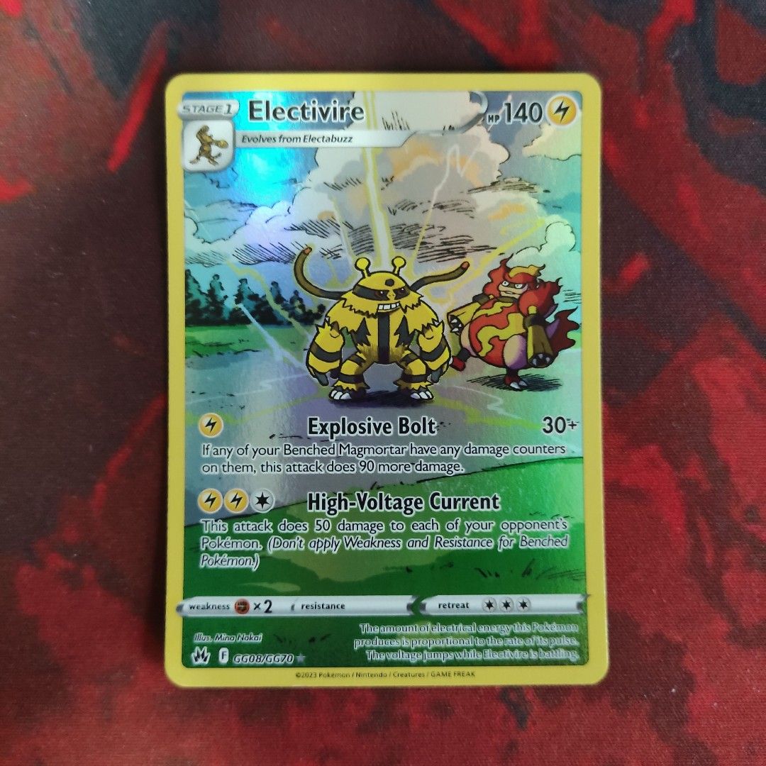 Pokemon TCG Raikou V GG41/GG70 Crown Zenith Galarian Gallery Ultra Rare  Fresh NM