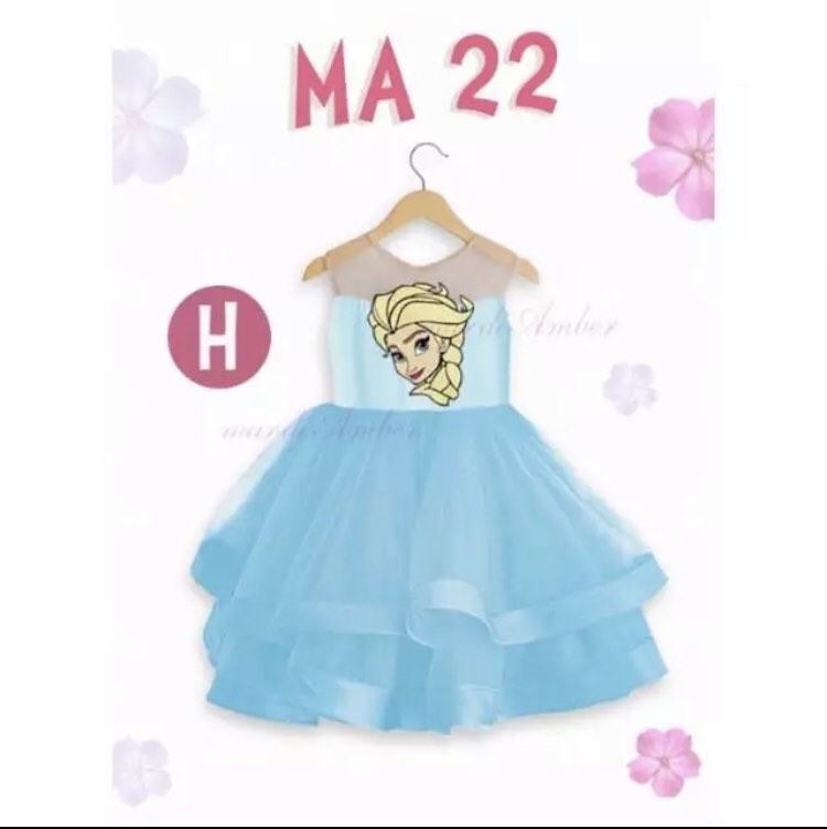 Elsa frozen dress brand Mardi Amber on Carousell