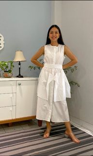 ET CETERA DRESS OFFWHITE