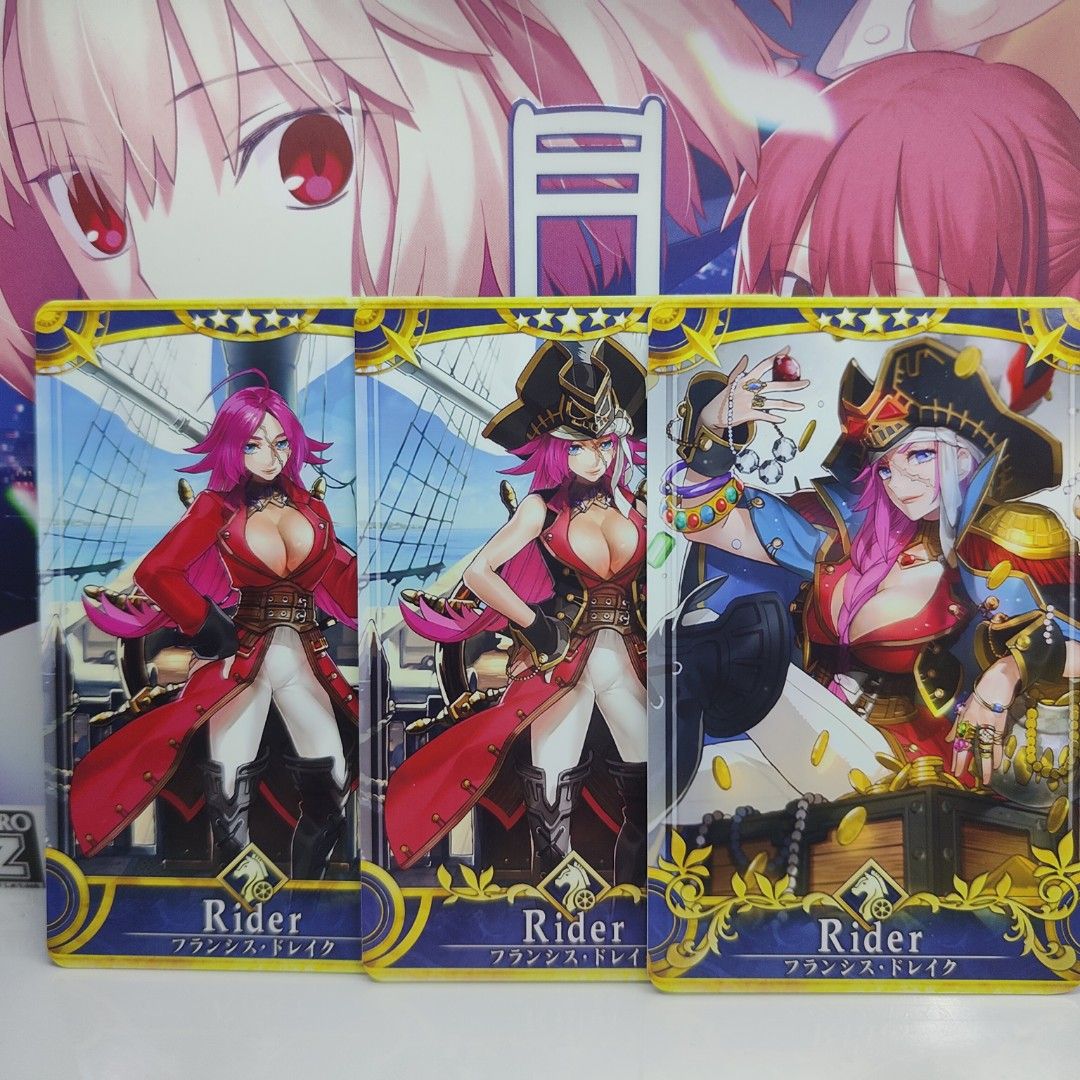 Fate Grand Order FGOアーケード フランシス・ドレイク フェイタル 3枚