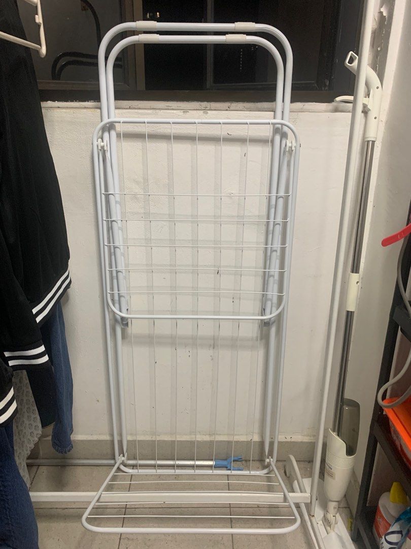 Foldable laundry rack furniture home living home improvement