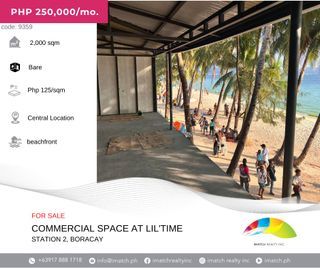 For Rent: Commercial Space Lil' Time, Station 2 Boracay, P250k/mo.