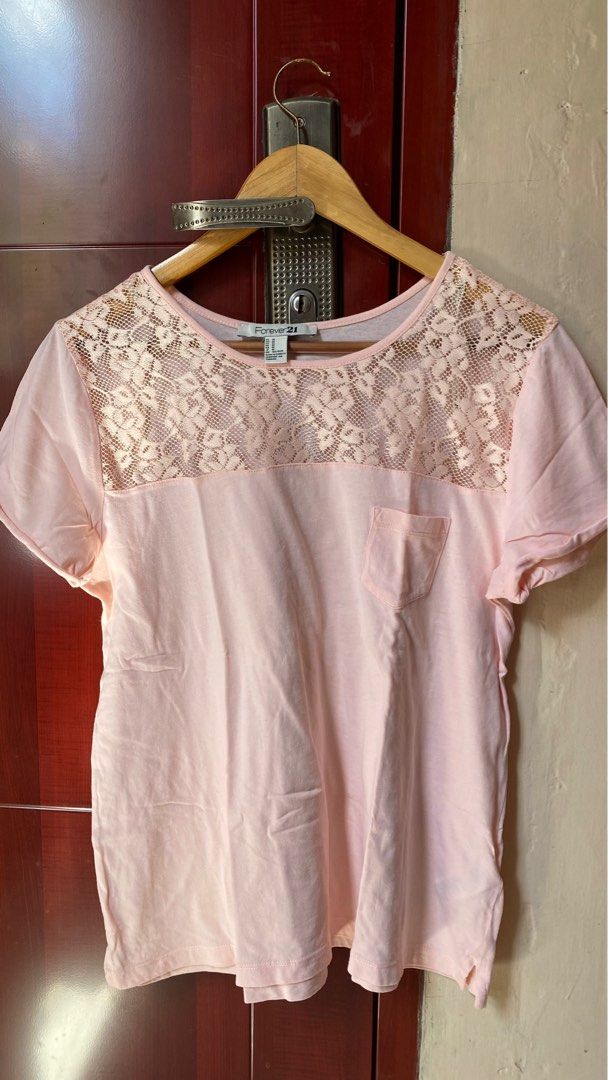 Forever 21 Light Pink Blouse Women s Fashion Tops Blouses on Carousell
