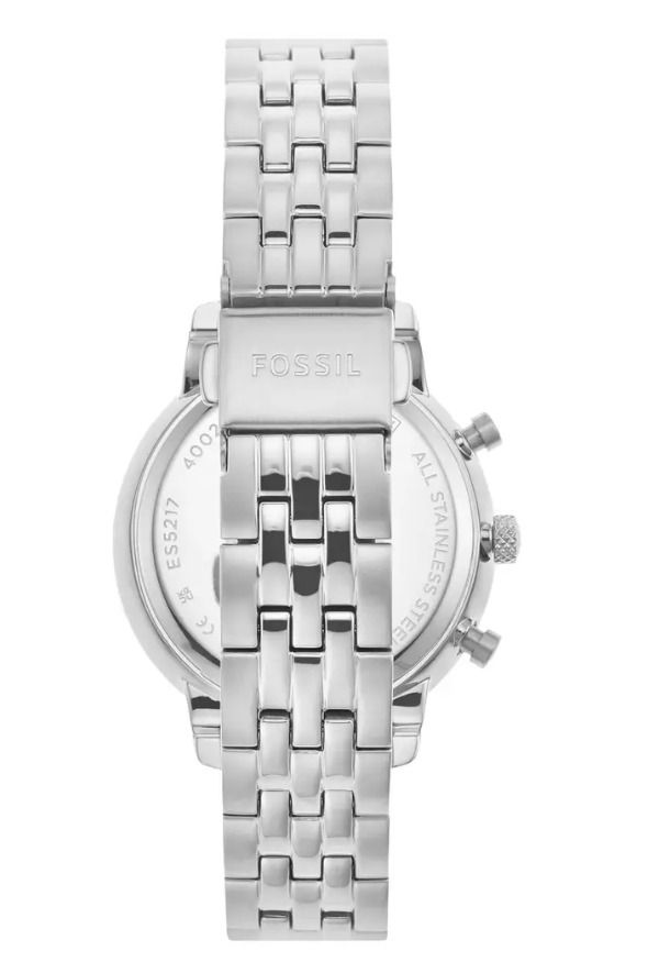 Fossil ES5217 Neutra Chronograph Stainless Steel Analog Date Silver Dial  Women's Watch
