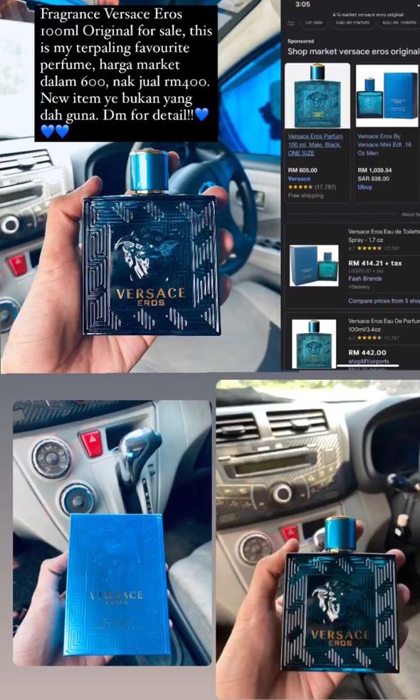 Jual versace deals eros
