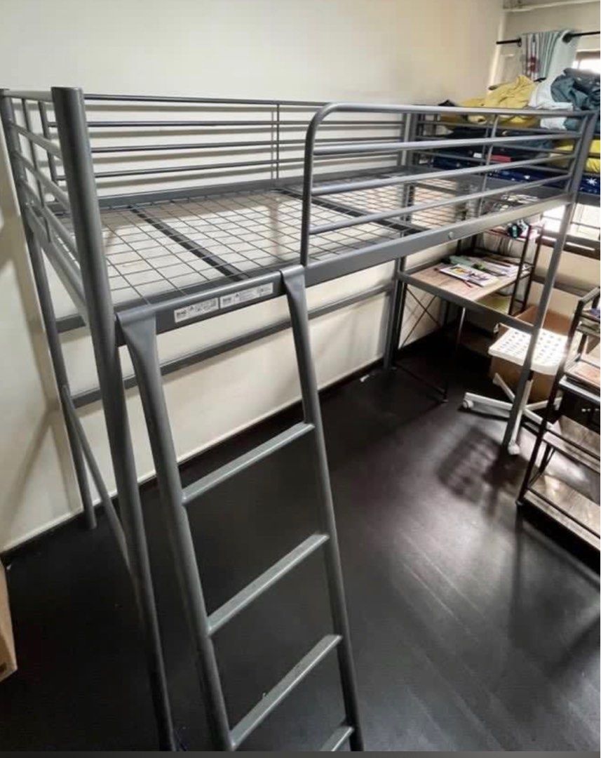 Free delivery IKEA loft bed frame (2 sets ready stock!), Furniture