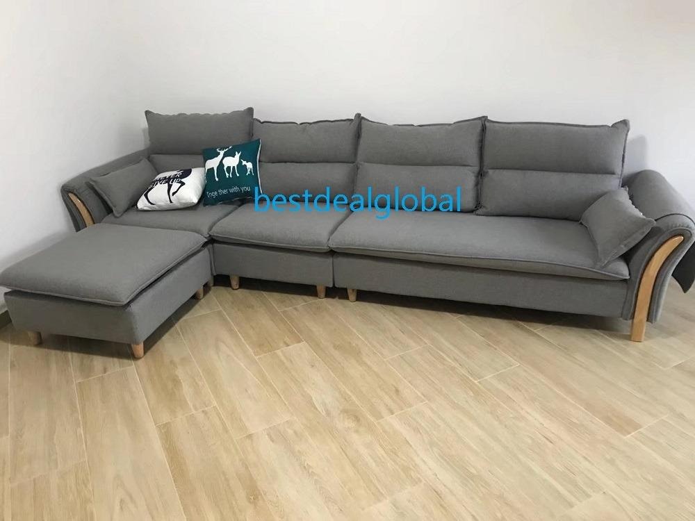 Free Delivery! Sofa 006 4seater L Shape Swappable Sofa Video