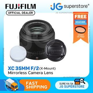 Fujifilm Fujinon XC 35mm f/2 X-Mount Mirrorless Camera Lens | JG Superstore