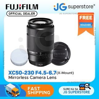 Fujifilm Fujinon XC 50-230mm f/4.5-6.7 OIS II X-Mount Mirrorless Camera Lens (Black) | JG Superstore