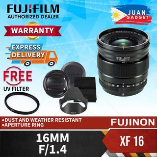 Fujifilm Fujinon XF 16mm f/1.4 R WR X-Mount Mirrorless Camera Lens | JG Superstore