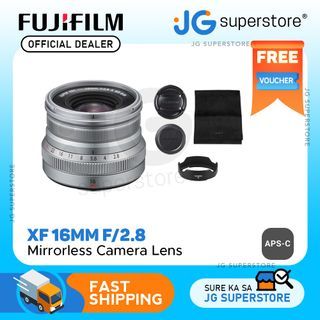 Fujifilm Fujinon XF 16mm f/2.8 R WR X-Mount Mirrorless Camera Lens (Silver) | JG Superstore