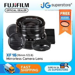Fujifilm Fujinon XF 16mm f/2.8 R WR X-Mount Mirrorless Camera Lens (Black) | JG Superstore