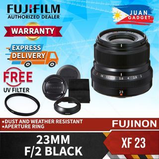 Fujifilm Fujinon XF 23mm f/2 R WR X-Mount Mirrorless Camera Lens (Black)  | JG Superstore