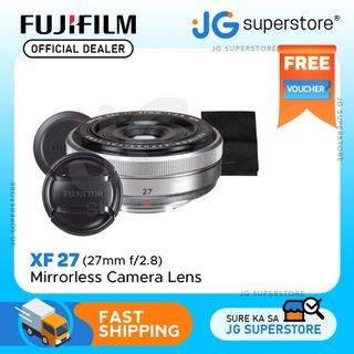 Fujifilm Fujinon XF 27mm f/2.8 X-Mount Mirrorless Camera Lens (Silver)  | JG Superstore