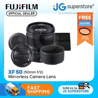 Fujifilm Fujinon XF 50mm f/2 R WR X-Mount Mirrorless Camera Lens (Black)  | JG Superstore