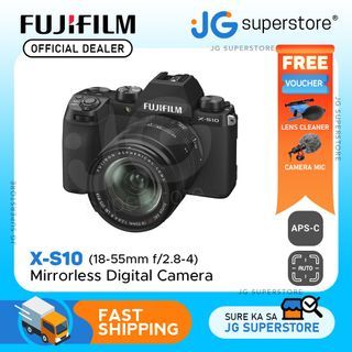 Fujifilm X-S10 Mirrorless Digital Camera XF18-55mm Black | JG Superstore