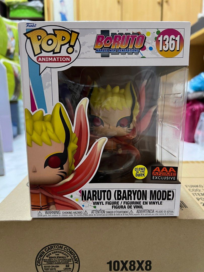 Funko Pop Boruto: Naruto (Baryon Mode) GITD 6 Super Figure (AAA Anime  Exclusive)