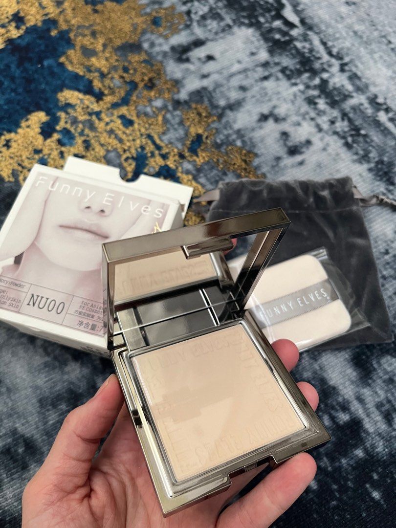 Funny Elves compact powder NU00, Beauty & Personal Care, Face, Makeup