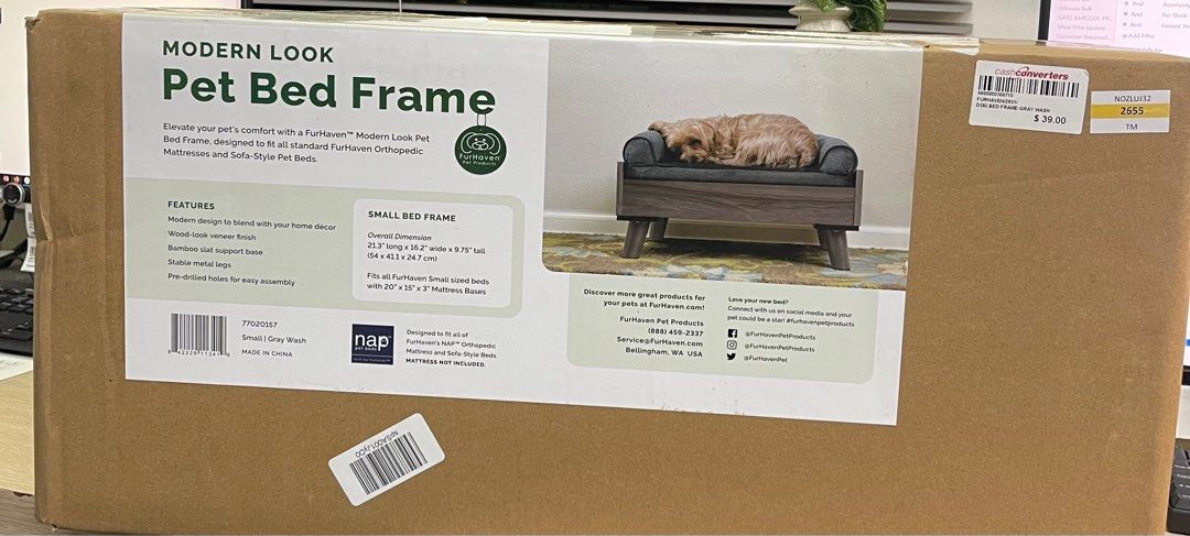 Furhaven pet sale bed frame