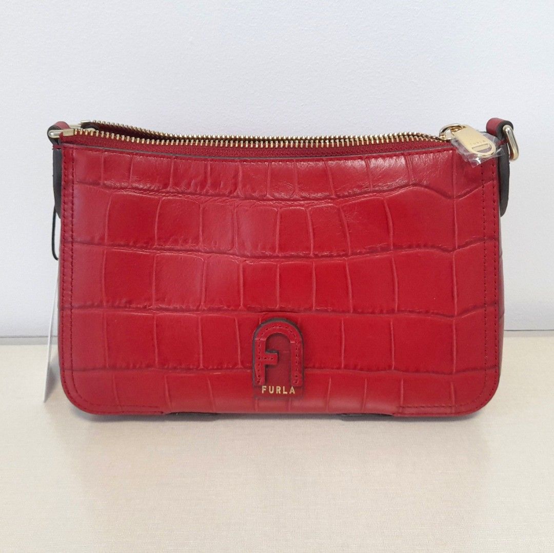 Furla Red Leather Handbag