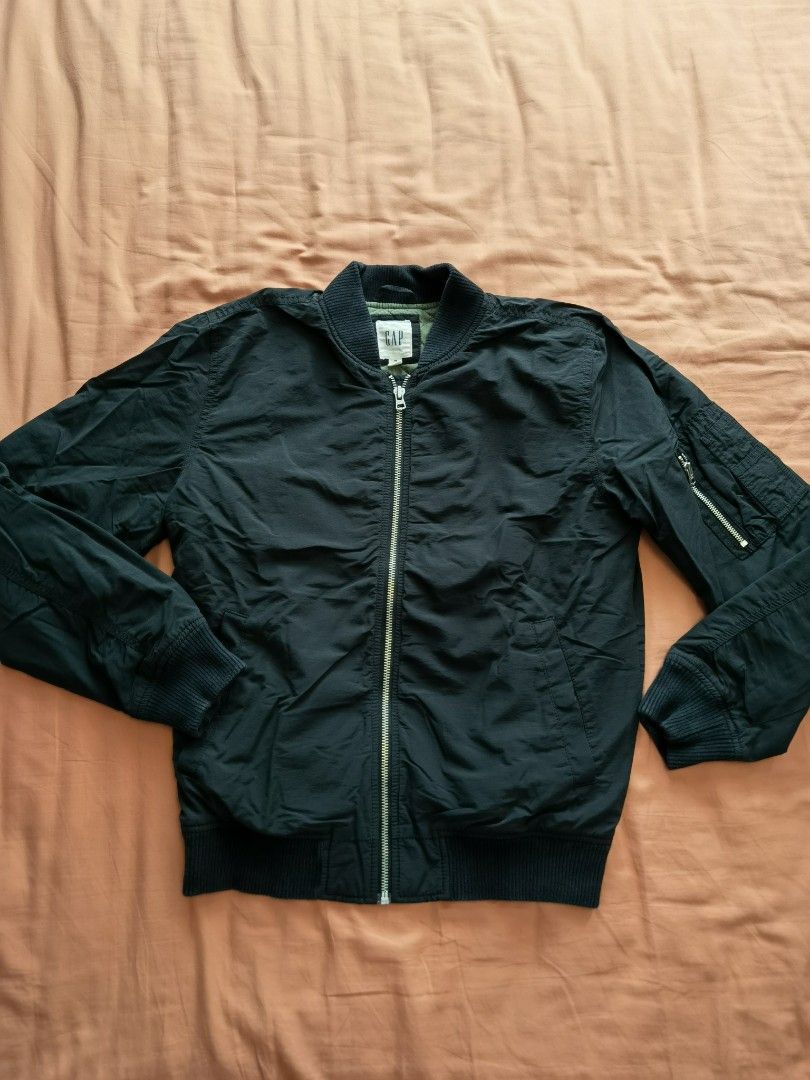 Gap black bomber new arrivals jacket