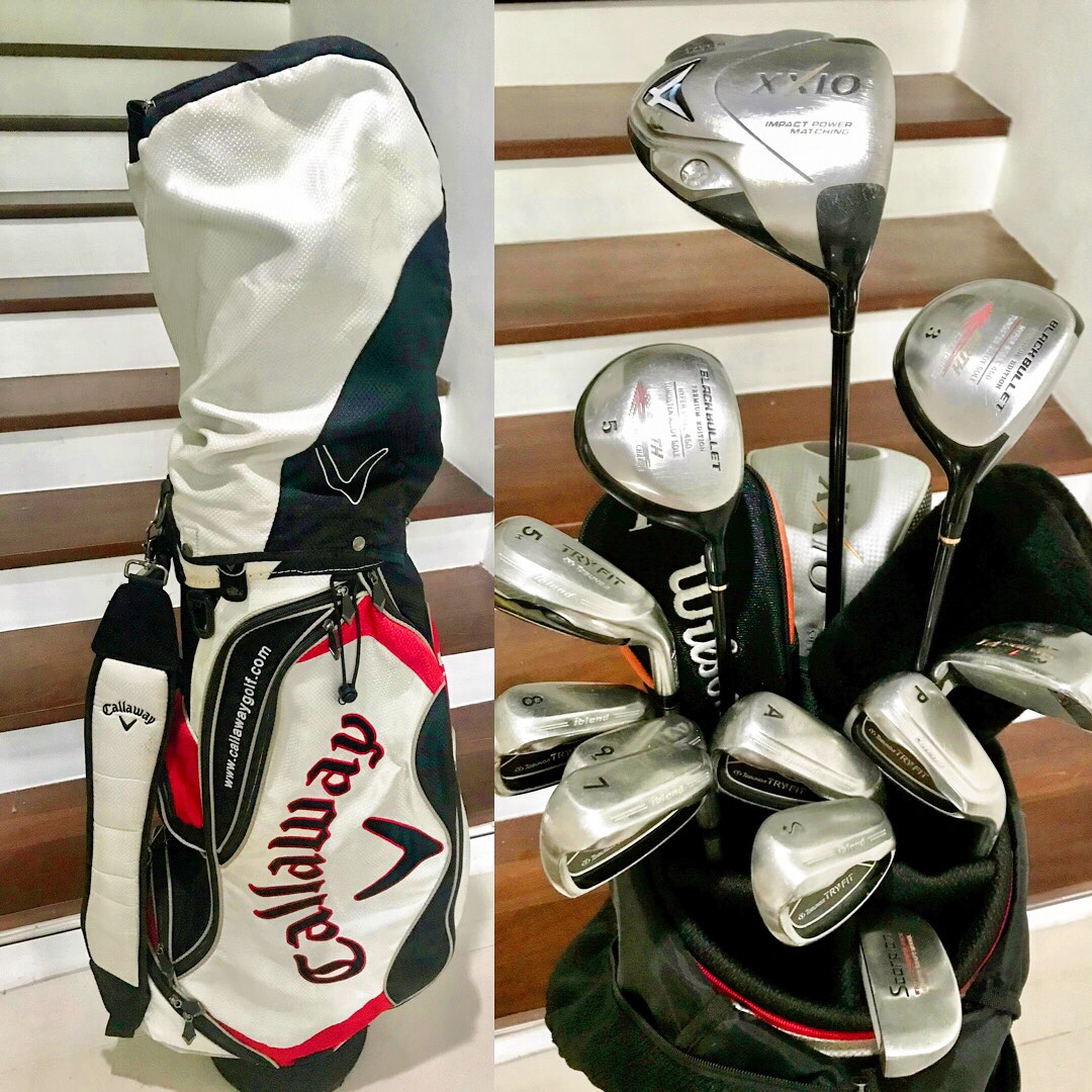 Golf Full Set Premium Driver XX10 MP600, Iron Hybrid Tryfit Tobunda