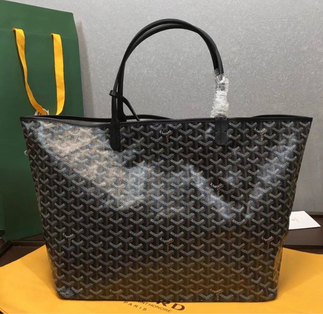 Black Goyard, Women's Fashion, Bags & Wallets, Tote Bags on Carousell