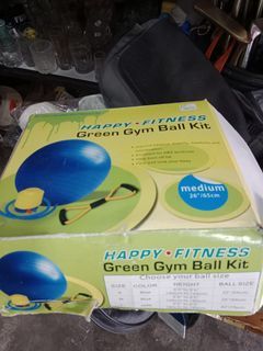 Green gym ball kit