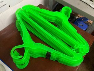 Green Hanger for clothes jackets and etc