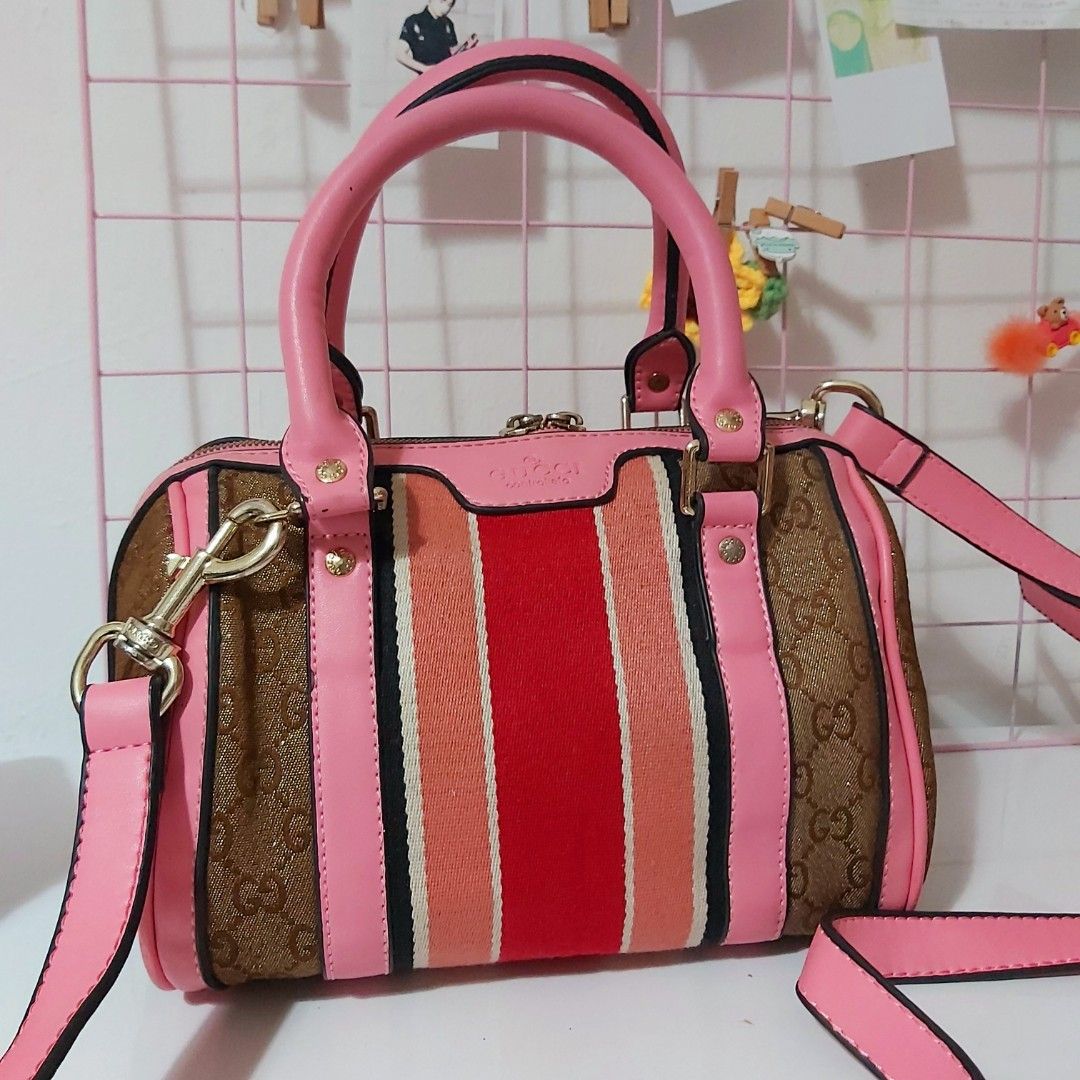 Authentic Gucci Boston Bag , Luxury, Bags & Wallets on Carousell