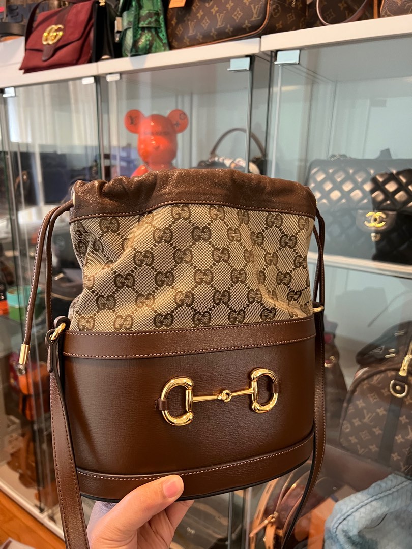 Gucci horsebit bucket on sale bag