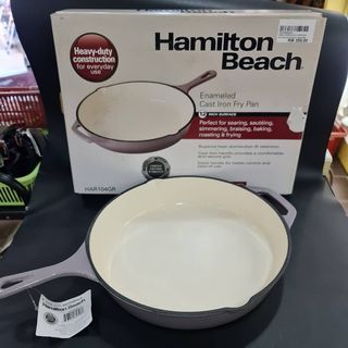 Hamilton Beach Har104GR 12" Fry Pan Cast Iron With box