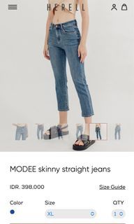 Herell modee skinny straight jeans