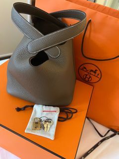 Hermes Picotin 18 Green GHW, Luxury, Bags & Wallets on Carousell